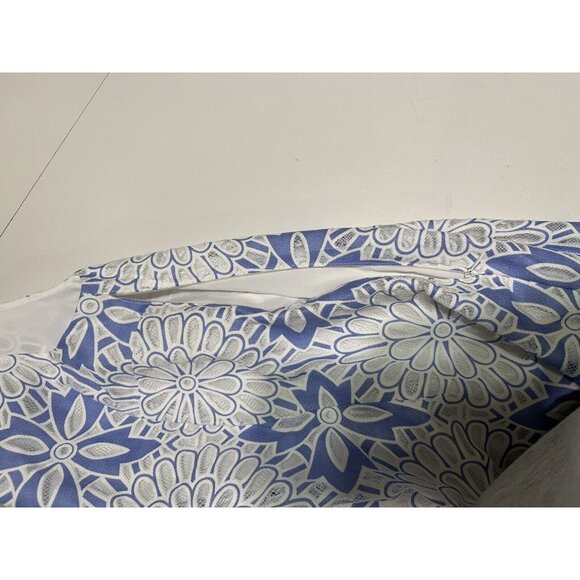 NWT Talbots Woman’s 4P Petite Floral Lined Shift Dress Sleeveless Lace $179 - Picture 7 of 11